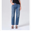 AGOLDE 90’s Jeans Size 23 Dark Blue BNWT - TheRWDenimAGOLDE 90's Dark Blue Tapered-Leg Navy – TheRWDenim