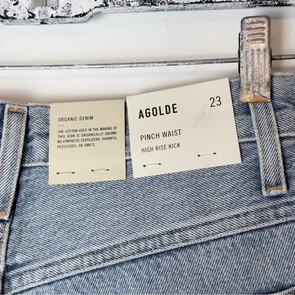 AGOLDE 90’s Jeans Size 23 Dark Blue NWT - TheRWDenimAGOLDE 90's Dark Blue Straight-Leg – TheRWDenim
