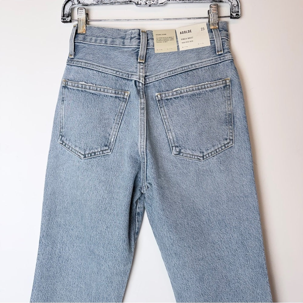 AGOLDE 90’s Jeans Size 23 Dark Blue NWT - TheRWDenimAGOLDE 90's Dark Blue Straight-Leg – TheRWDenim