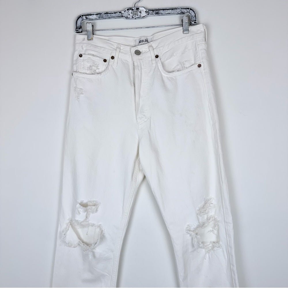 Agolde 90’s jeans white - TheRWDenimAGOLDE 90's White – TheRWDenim