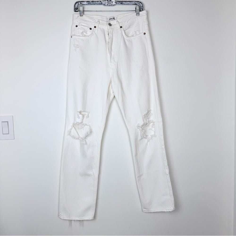 Agolde 90’s jeans white - TheRWDenimAGOLDE 90's White – TheRWDenim