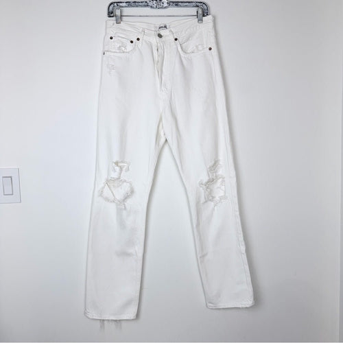 Agolde 90’s jeans white - TheRWDenimAGOLDE 90's White – TheRWDenim
