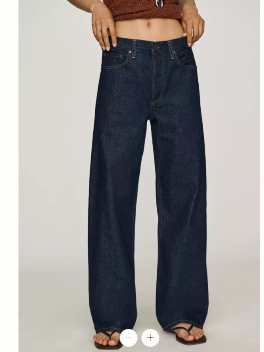 Agolde "Arc" wide leg - TheRWDenimAGOLDE Arc Wide Leg Navy – TheRWDenim