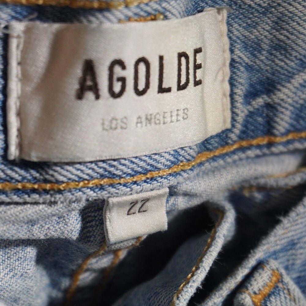 AGOLDE Criss Cross Jeans Size 22 Light Blue - TheRWDenimAGOLDE Criss Cross Light Blue – TheRWDenim
