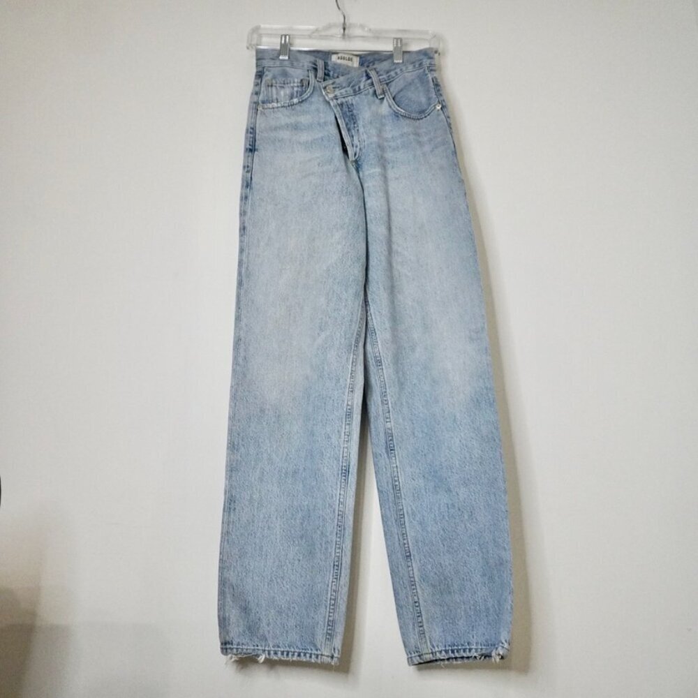 AGOLDE Criss Cross Jeans Size 22 Light Blue - TheRWDenimAGOLDE Criss Cross Light Blue – TheRWDenim