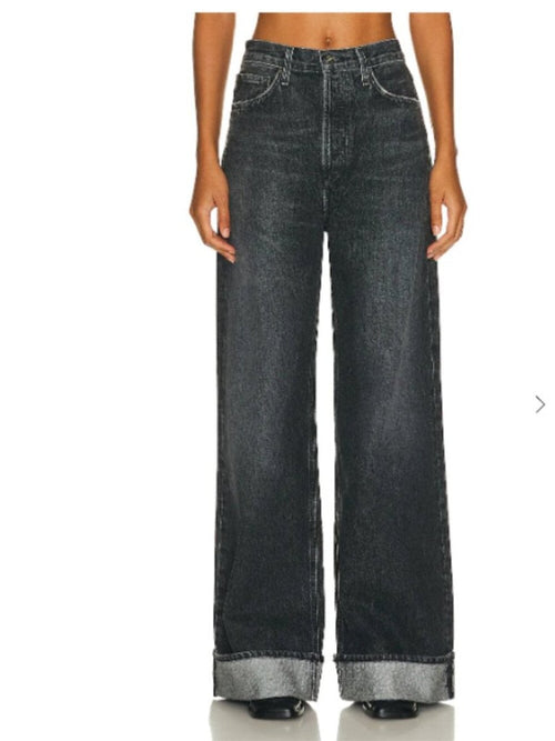 Agolde "Dame" size 24 - TheRWDenimAGOLDE Dame Wide-Leg Grey – TheRWDenim