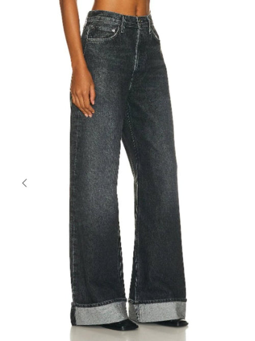 Agolde "Dame" size 24 - TheRWDenimAGOLDE Dame Wide-Leg Grey – TheRWDenim