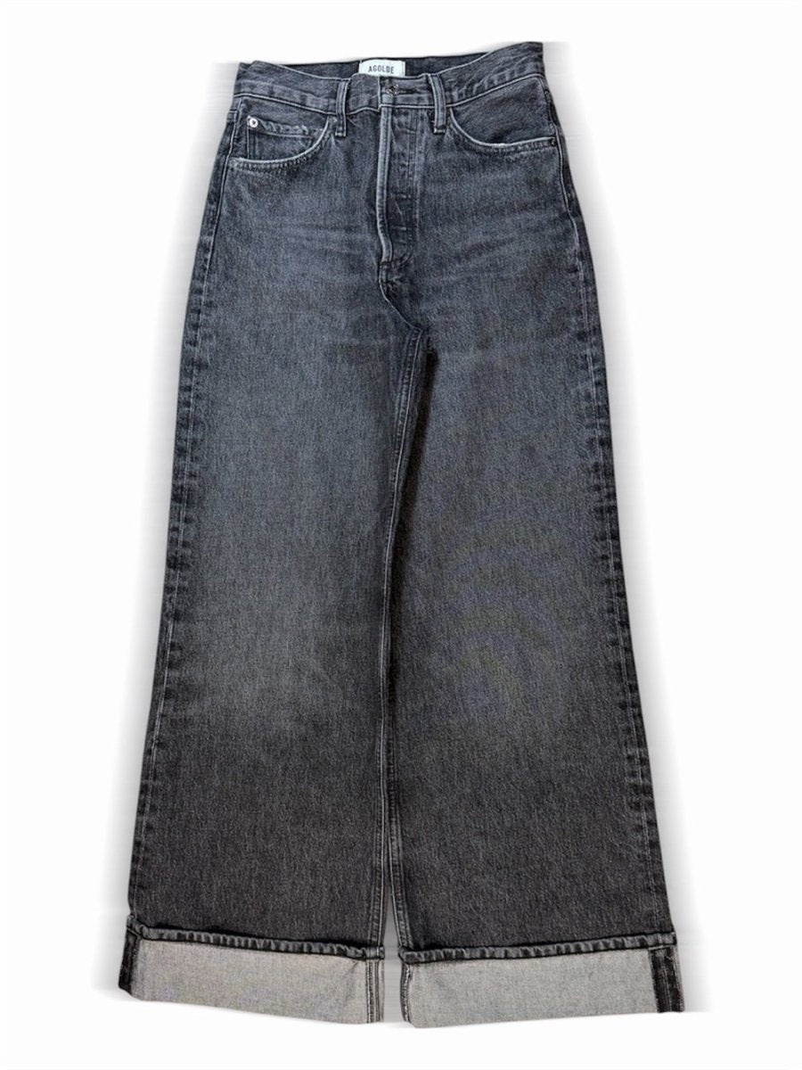 Agolde "Dame" size 24 - TheRWDenimAGOLDE Dame Wide-Leg Grey – TheRWDenim