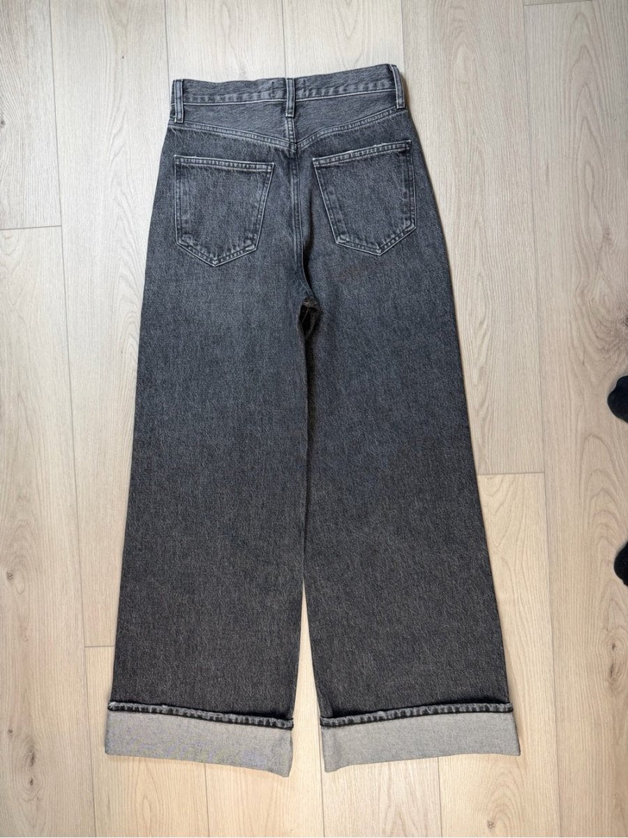 Agolde "Dame" size 24 - TheRWDenimAGOLDE Dame Wide-Leg Grey – TheRWDenim