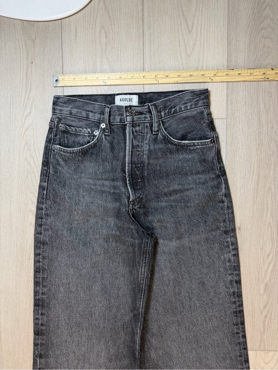 Agolde "Dame" size 24 - TheRWDenimAGOLDE Dame Wide-Leg Grey – TheRWDenim