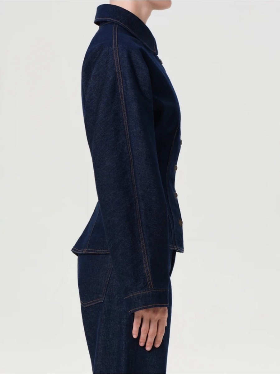 AGOLDE Devon Shirt – Preloved Size Small - TheRWDenimAGOLDE Devon Shirt Small Navy – TheRWDenim