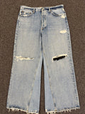 Agolde High Rise Wide Leg jeans size 32 - TheRWDenimAGOLDE High Rise Wide Leg Blue Wash – TheRWDenim