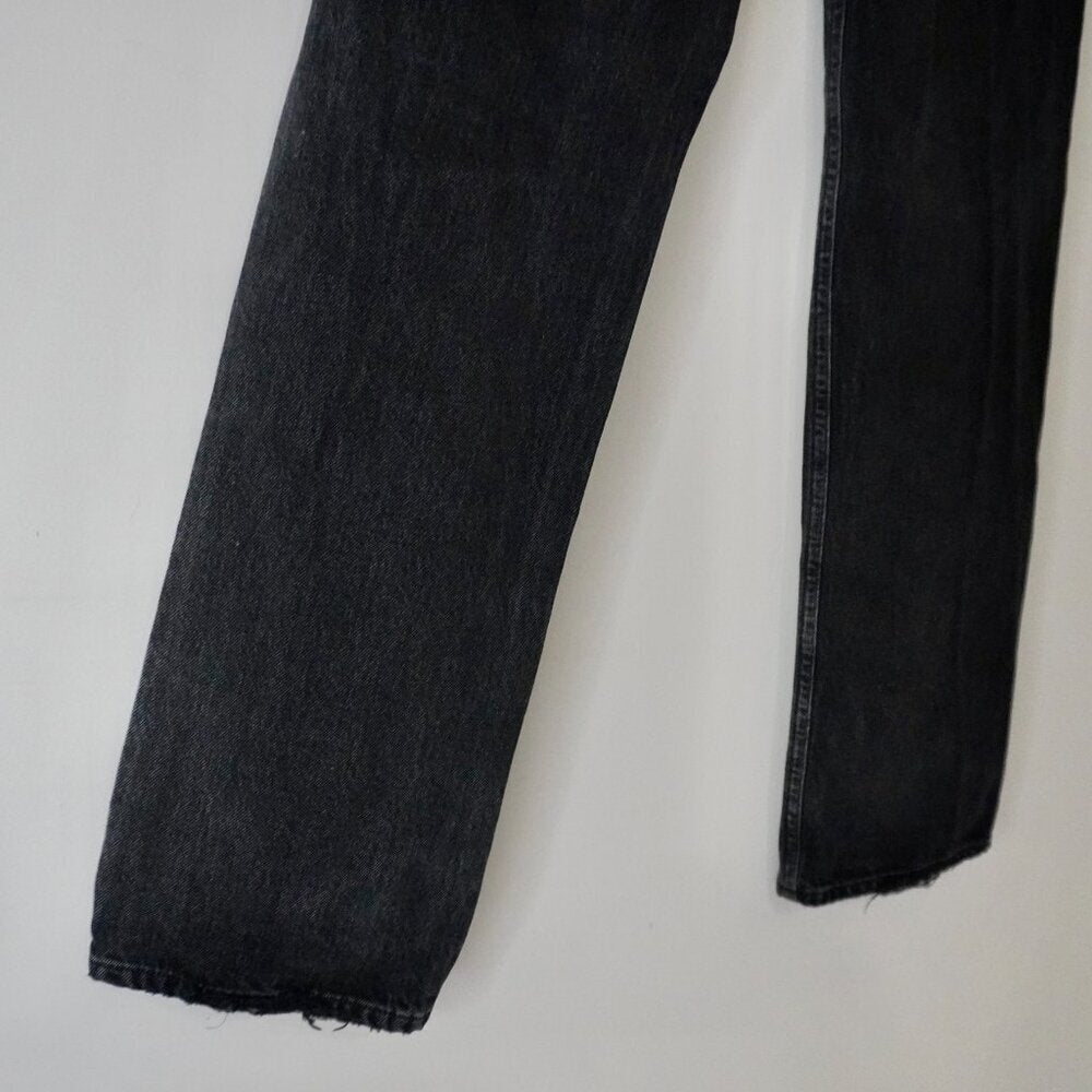 AGOLDE Lana Mid-Rise Jeans – Black (Size 25) - TheRWDenimAGOLDE Lana Mid-Rise – Black Straight-Leg – TheRWDenim