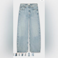 Agolde Low Curve in fairway 23 - TheRWDenimAGOLDE Low Curve in Fairway Wide-Leg Blue Wash – TheRWDenim