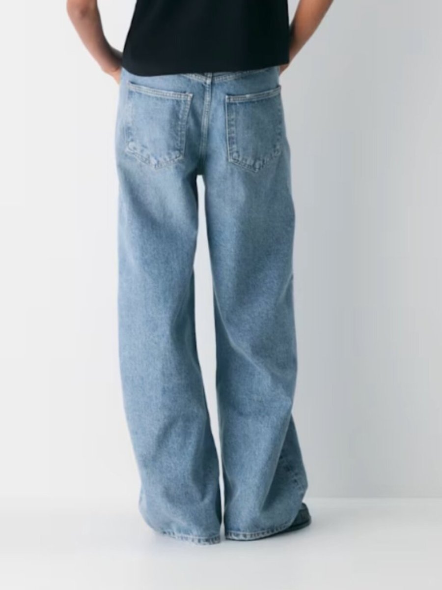 Agolde Low Curve in fairway 23 - TheRWDenimAGOLDE Low Curve in Fairway Wide-Leg Blue Wash – TheRWDenim