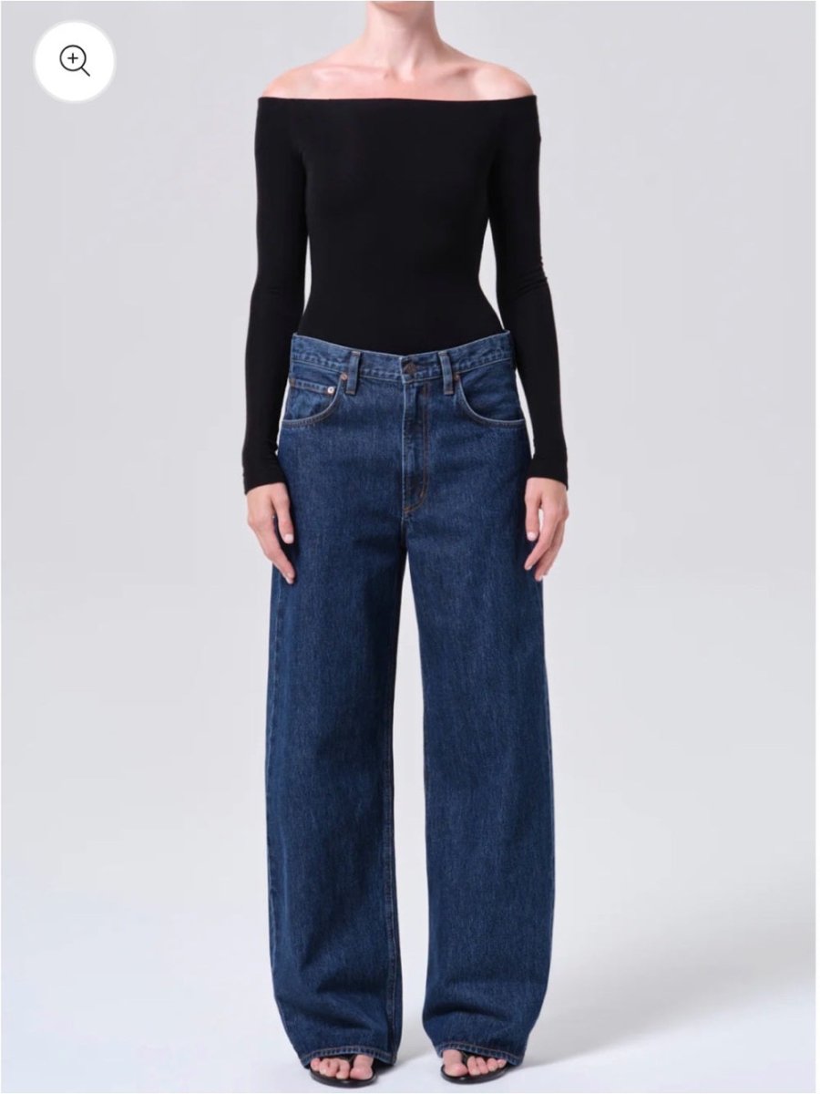AGOLDE Low Curve Jeans in Pendulum – Preloved Size 29 - TheRWDenimAGOLDE Low Curve in Pendulum Wide-Leg Navy – TheRWDenim