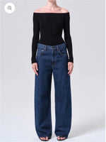 AGOLDE Low Curve Jeans in Pendulum – Preloved Size 29 - TheRWDenimAGOLDE Low Curve in Pendulum Wide-Leg Navy – TheRWDenim
