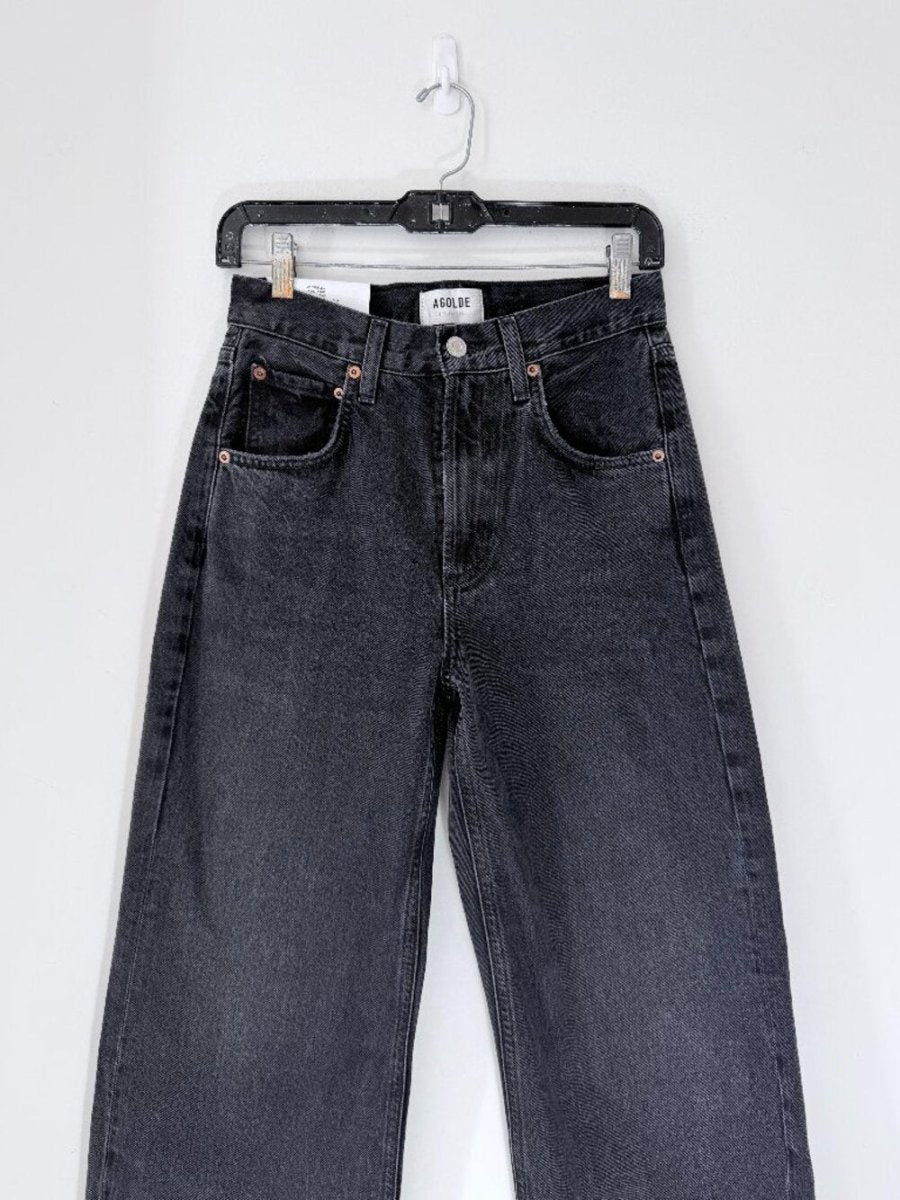 Agolde Low Curve size 23 - TheRWDenimAGOLDE Low Curve Wide-Leg Black – TheRWDenim