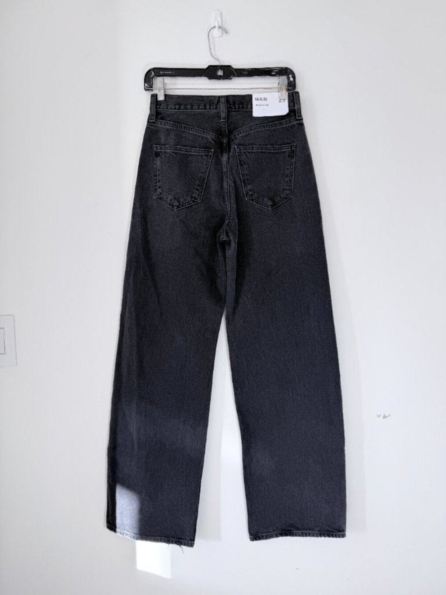 Agolde Low Curve size 23 - TheRWDenimAGOLDE Low Curve Wide-Leg Black – TheRWDenim