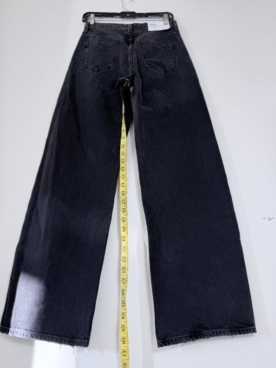 Agolde Low Curve size 23 - TheRWDenimAGOLDE Low Curve Wide-Leg Black – TheRWDenim