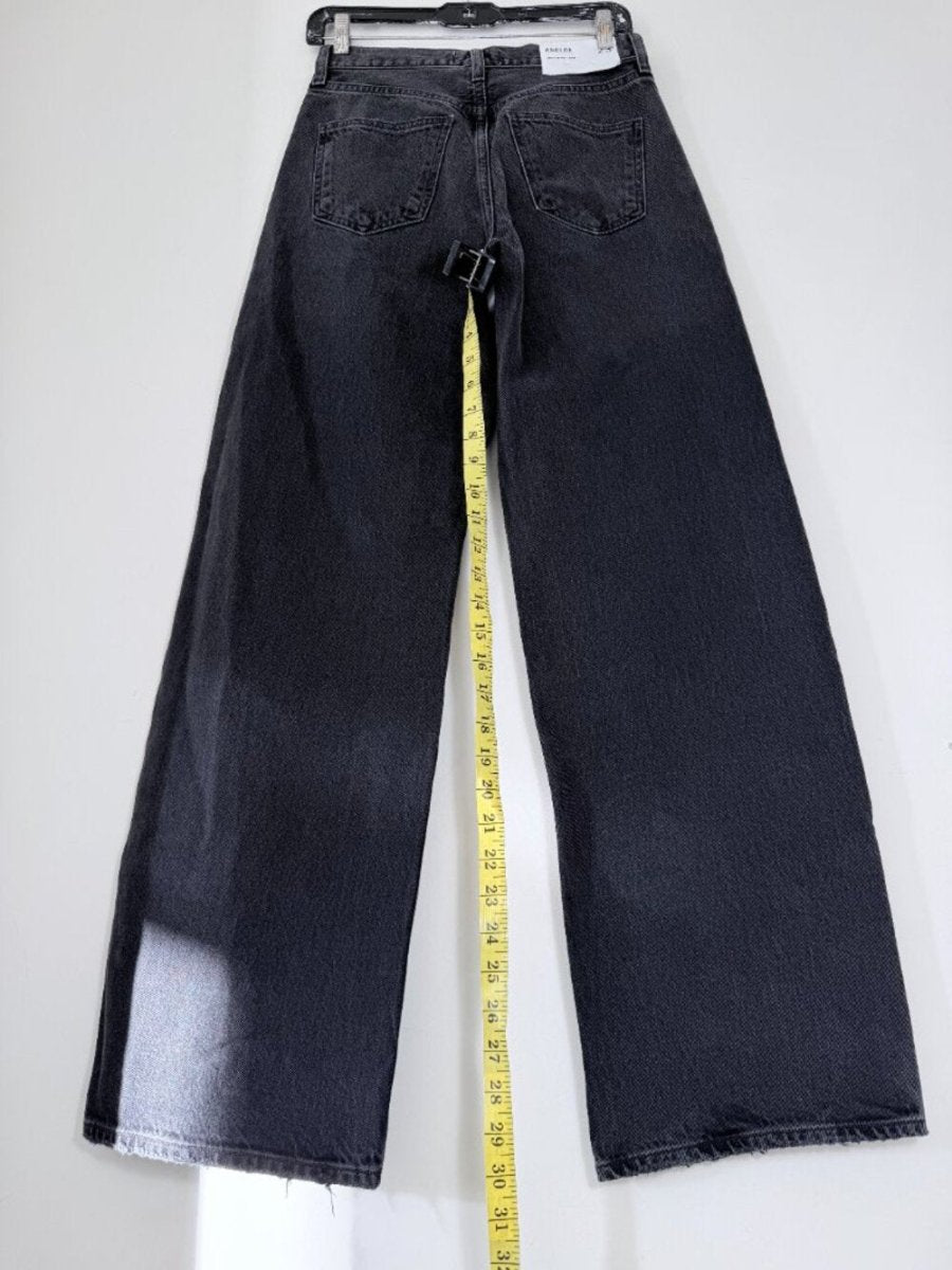 Agolde Low Curve size 23 - TheRWDenimAGOLDE Low Curve Wide-Leg Black – TheRWDenim