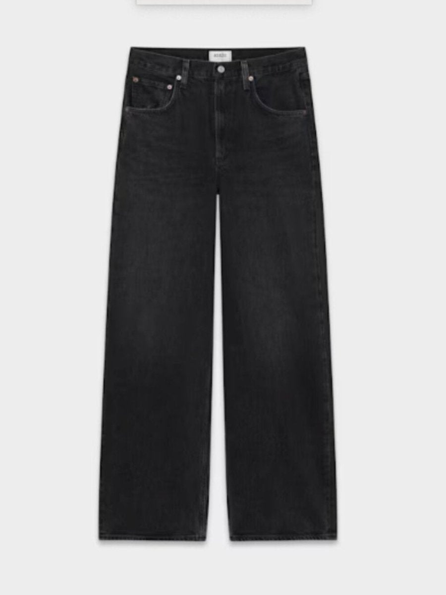 Agolde Low Curve size 23 - TheRWDenimAGOLDE Low Curve Wide-Leg Black – TheRWDenim