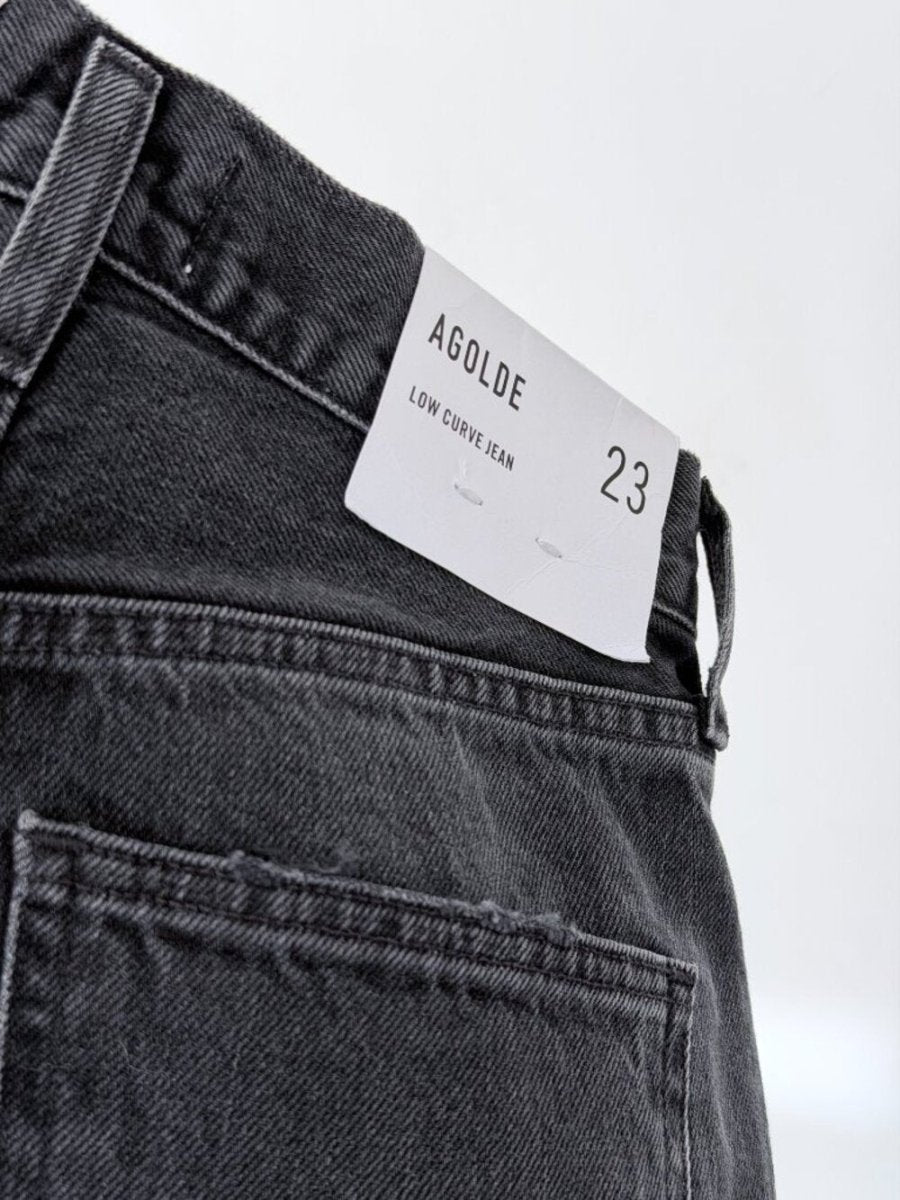 Agolde Low Curve size 23 - TheRWDenimAGOLDE Low Curve Wide-Leg Black – TheRWDenim