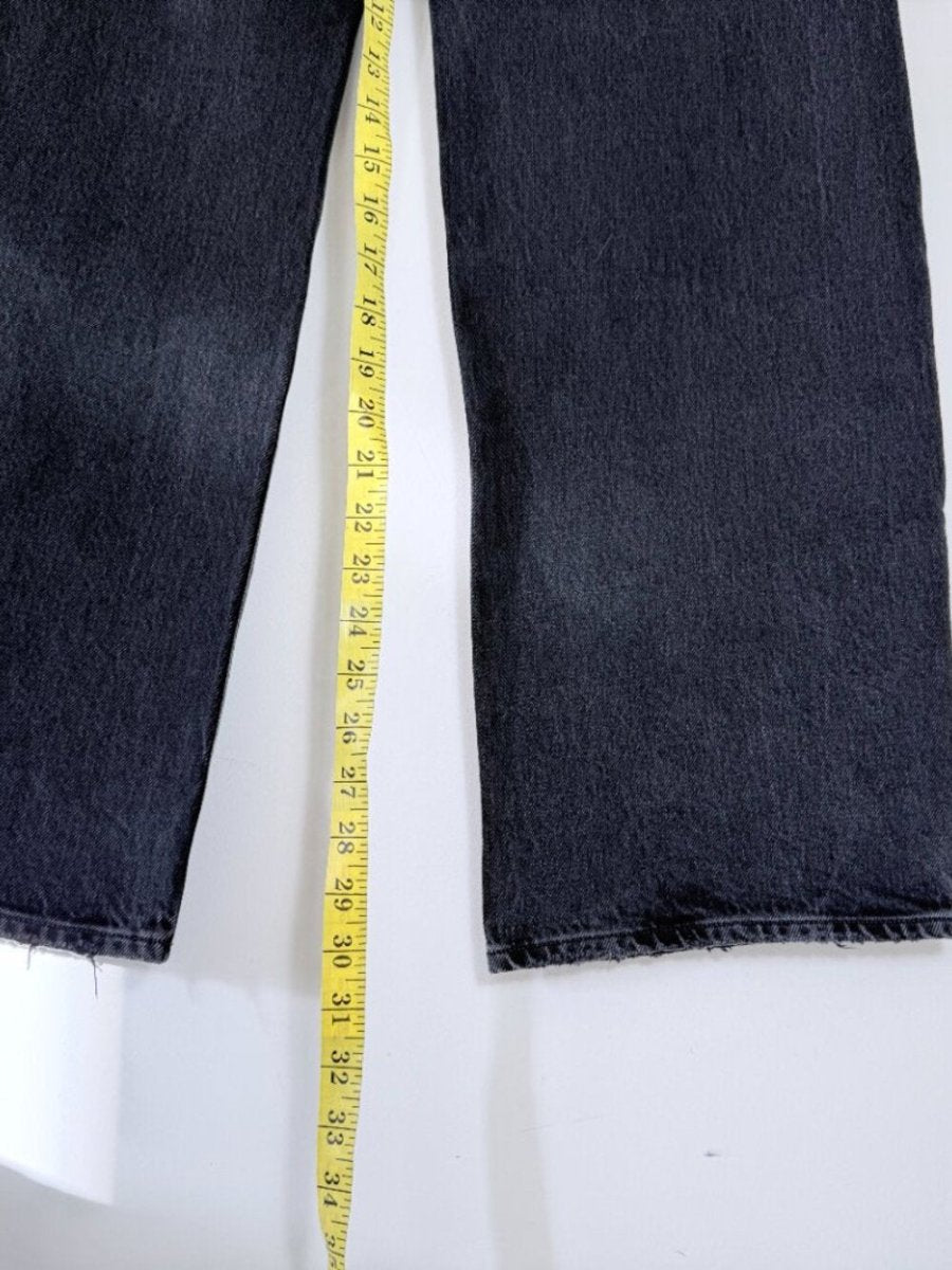 Agolde Low Curve size 23 - TheRWDenimAGOLDE Low Curve Wide-Leg Black – TheRWDenim
