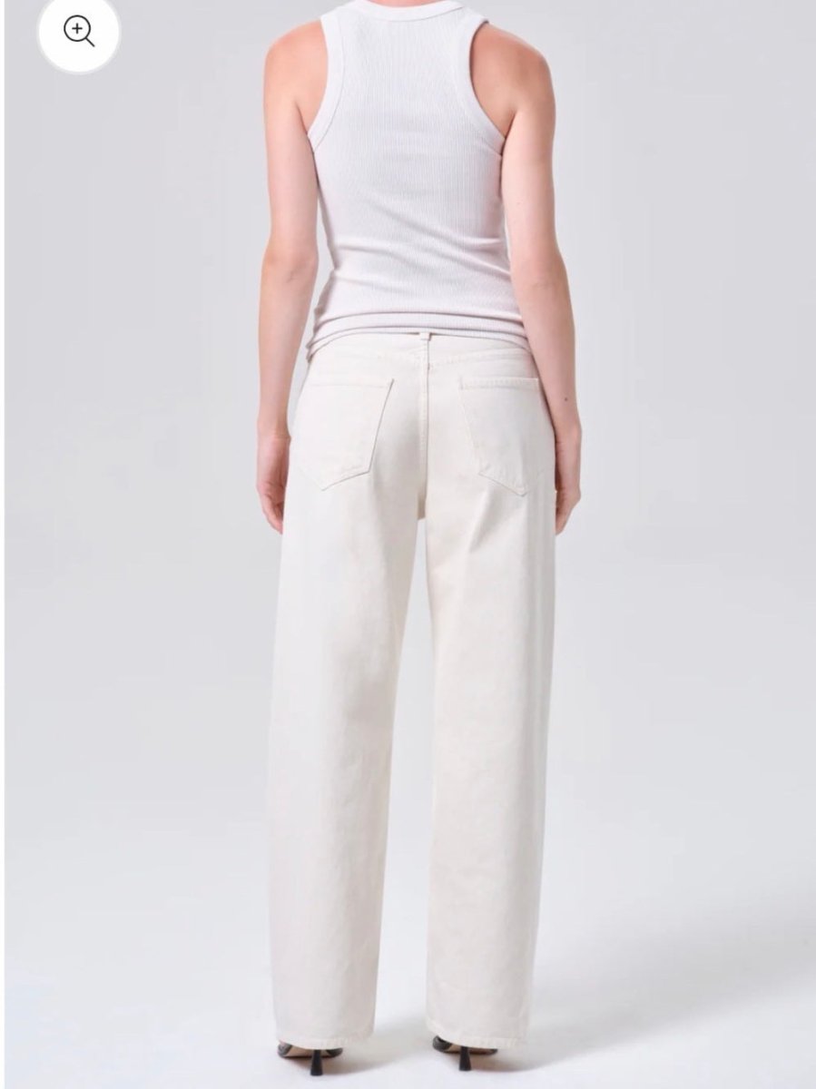 AGOLDE “low slung 30.5” in brown rice - TheRWDenimAGOLDE Low Slung 30.5 .5 in Brown Rice Wide-Leg Beige – TheRWDenim