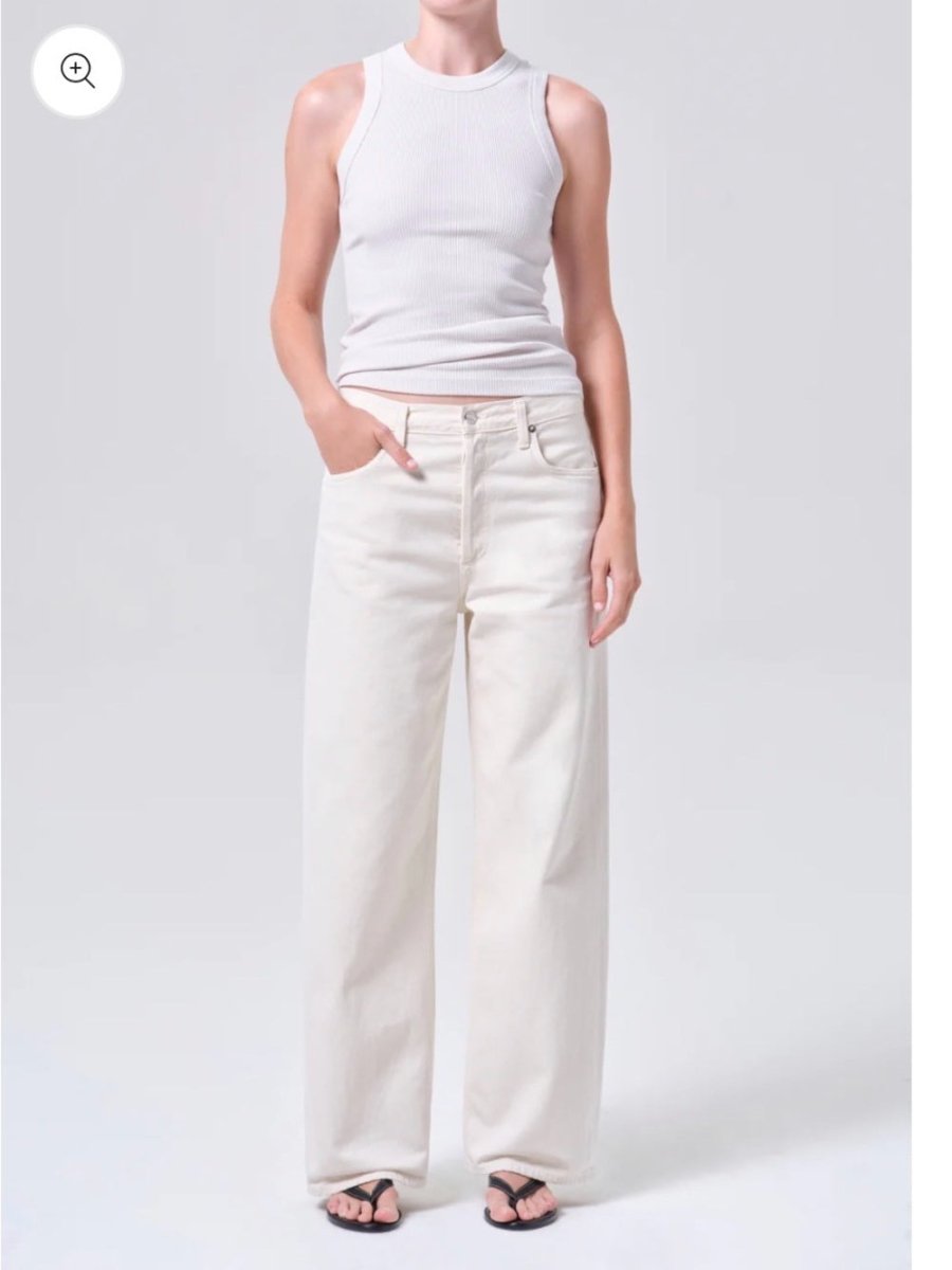 AGOLDE “low slung 30.5” in brown rice - TheRWDenimAGOLDE Low Slung 30.5 .5 in Brown Rice Wide-Leg Beige – TheRWDenim