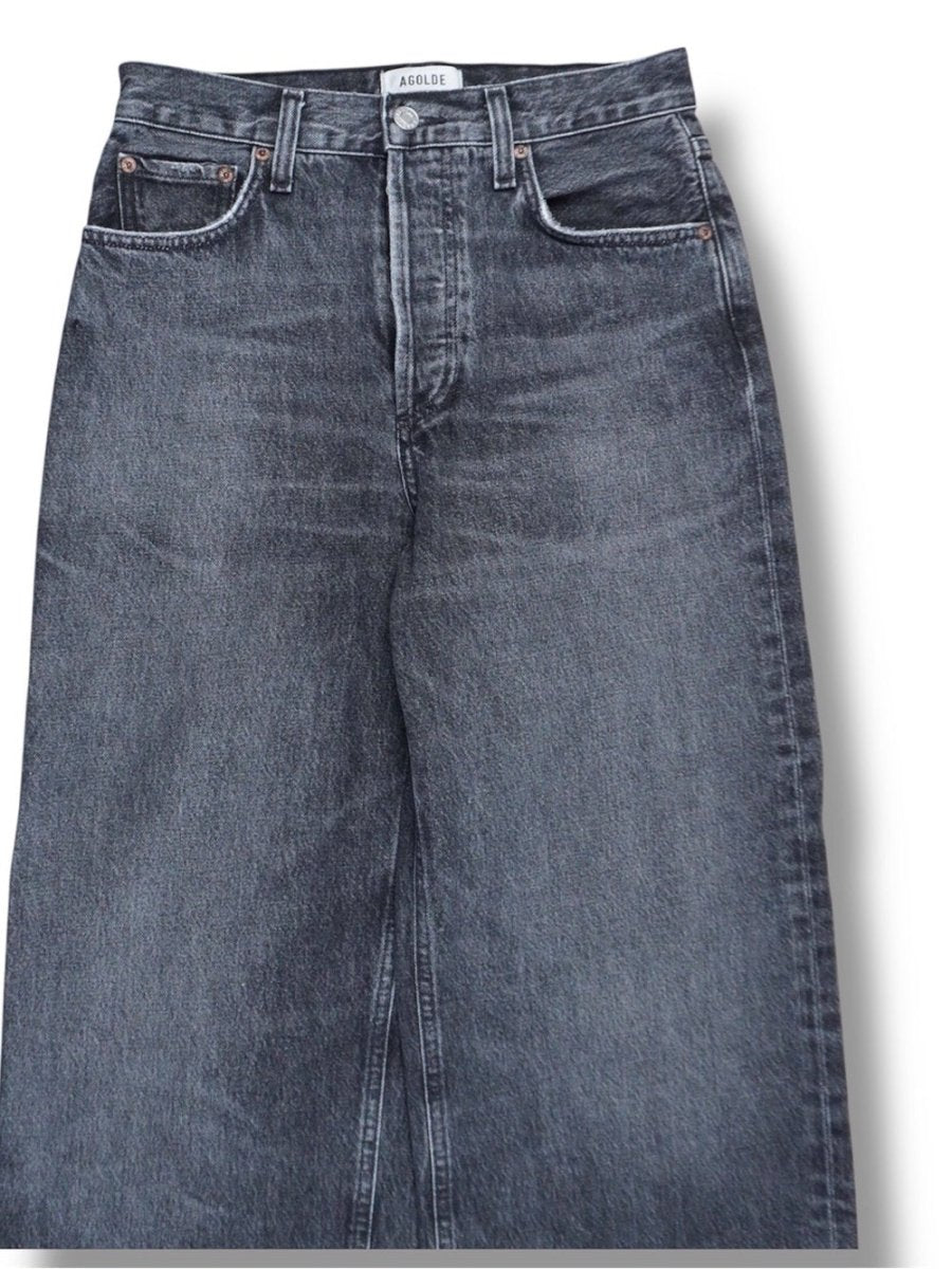 AGOLDE “Low Slung Baggy” 23 GREY - TheRWDenimAGOLDE Low Slung Baggy Grey Wide-Leg – TheRWDenim