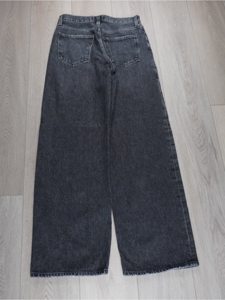 AGOLDE “Low Slung Baggy” 23 GREY - TheRWDenimAGOLDE Low Slung Baggy Grey Wide-Leg – TheRWDenim