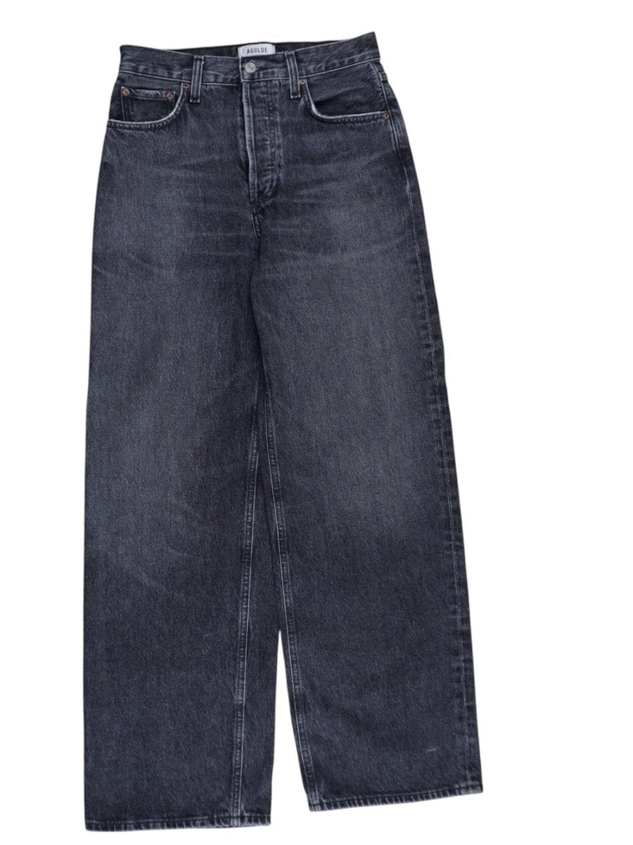 AGOLDE “Low Slung Baggy” 23 GREY - TheRWDenimAGOLDE Low Slung Baggy Grey Wide-Leg – TheRWDenim