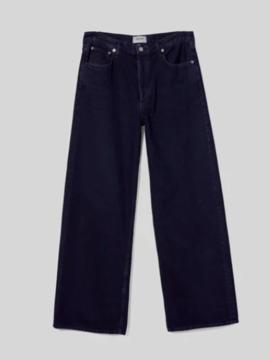 AGOLDE " Low Slung Baggy" Black Size 23 - TheRWDenimAGOLDE Low Slung Baggy Black Wide-Leg – TheRWDenim