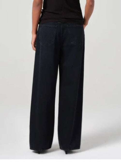 AGOLDE " Low Slung Baggy" Black Size 23 - TheRWDenimAGOLDE Low Slung Baggy Black Wide-Leg – TheRWDenim