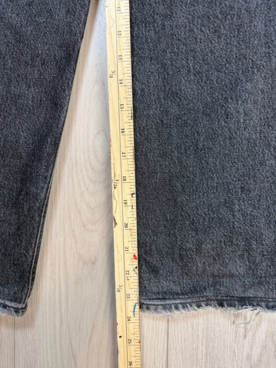 Agolde low slung baggy Wide-Leg High Rise Jeans in Washed Blac - TheRWDenimAGOLDE Low Slung Baggy Wide-Leg High Rise in Washed Black – TheRWDenim