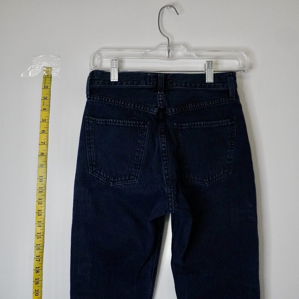 AGOLDE Riley High Rise Straight Crop Jeans Size 23 Black - TheRWDenimAGOLDE Riley High Rise Straight Crop Black Straight-Leg – TheRWDenim