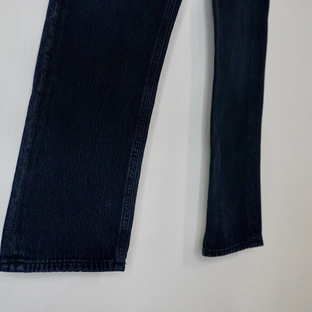 AGOLDE Riley High Rise Straight Crop Jeans Size 23 Black - TheRWDenimAGOLDE Riley High Rise Straight Crop Black Straight-Leg – TheRWDenim