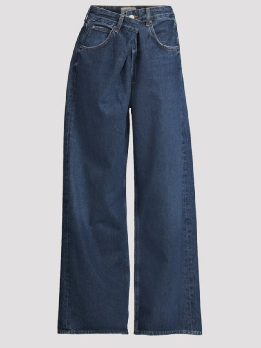 AGOLDE "Vana Jean's" size 24 - TheRWDenimAGOLDE Vana Jean 's Wide-Leg Navy – TheRWDenim
