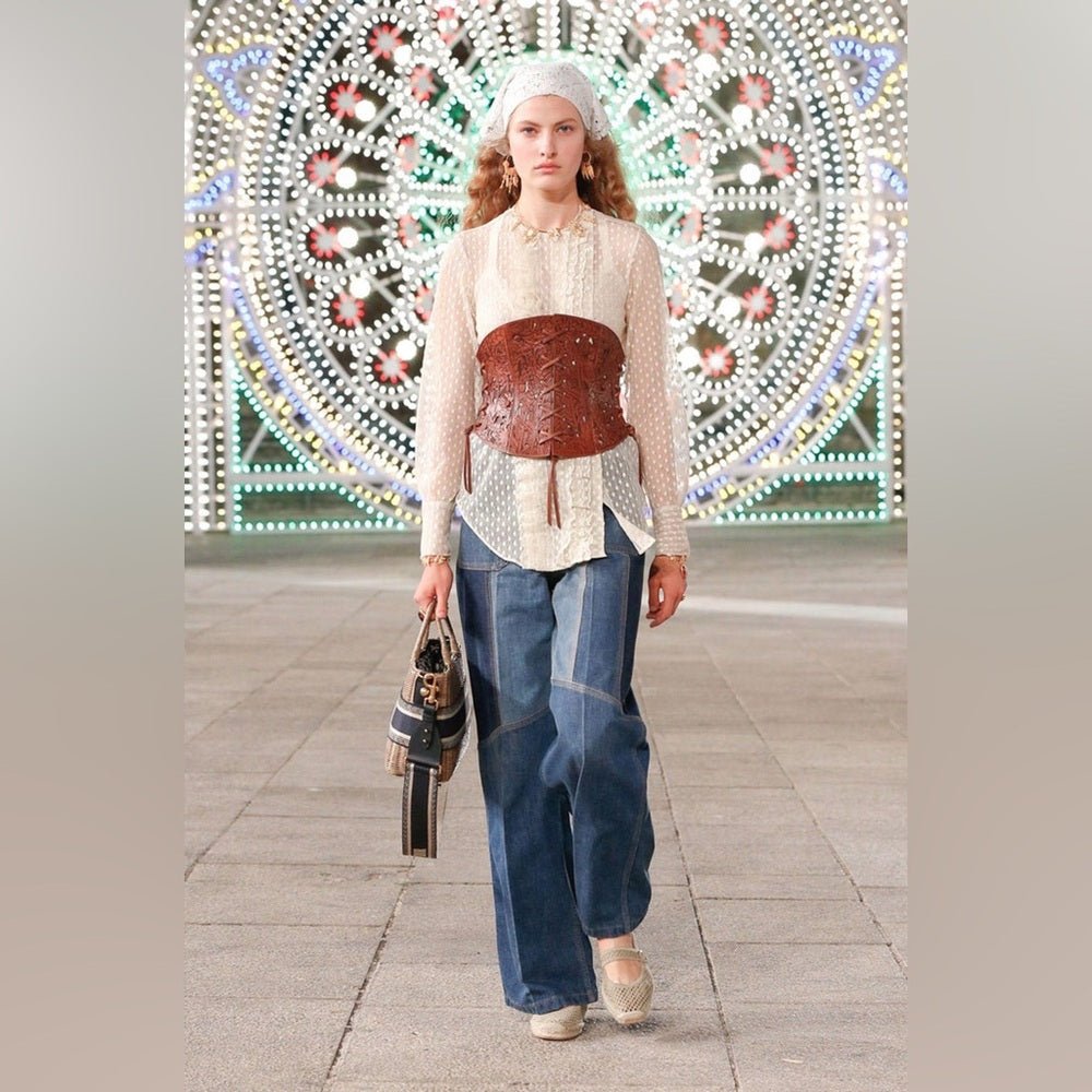 Archival Christian Dior Jeans Patchwork 2021 size 6 by Miuccia Prada - TheRWDenimChristian Dior Archival Patchwork 2021 by Miuccia Prada Wide-Leg – TheRWDenim