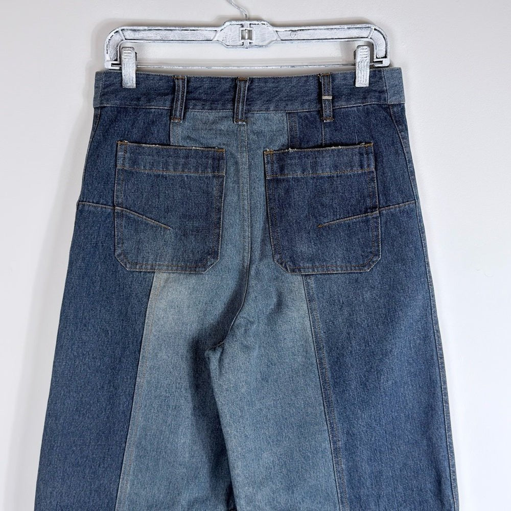 Archival Christian Dior Jeans Patchwork 2021 size 6 by Miuccia Prada - TheRWDenimChristian Dior Archival Patchwork 2021 by Miuccia Prada Wide-Leg – TheRWDenim