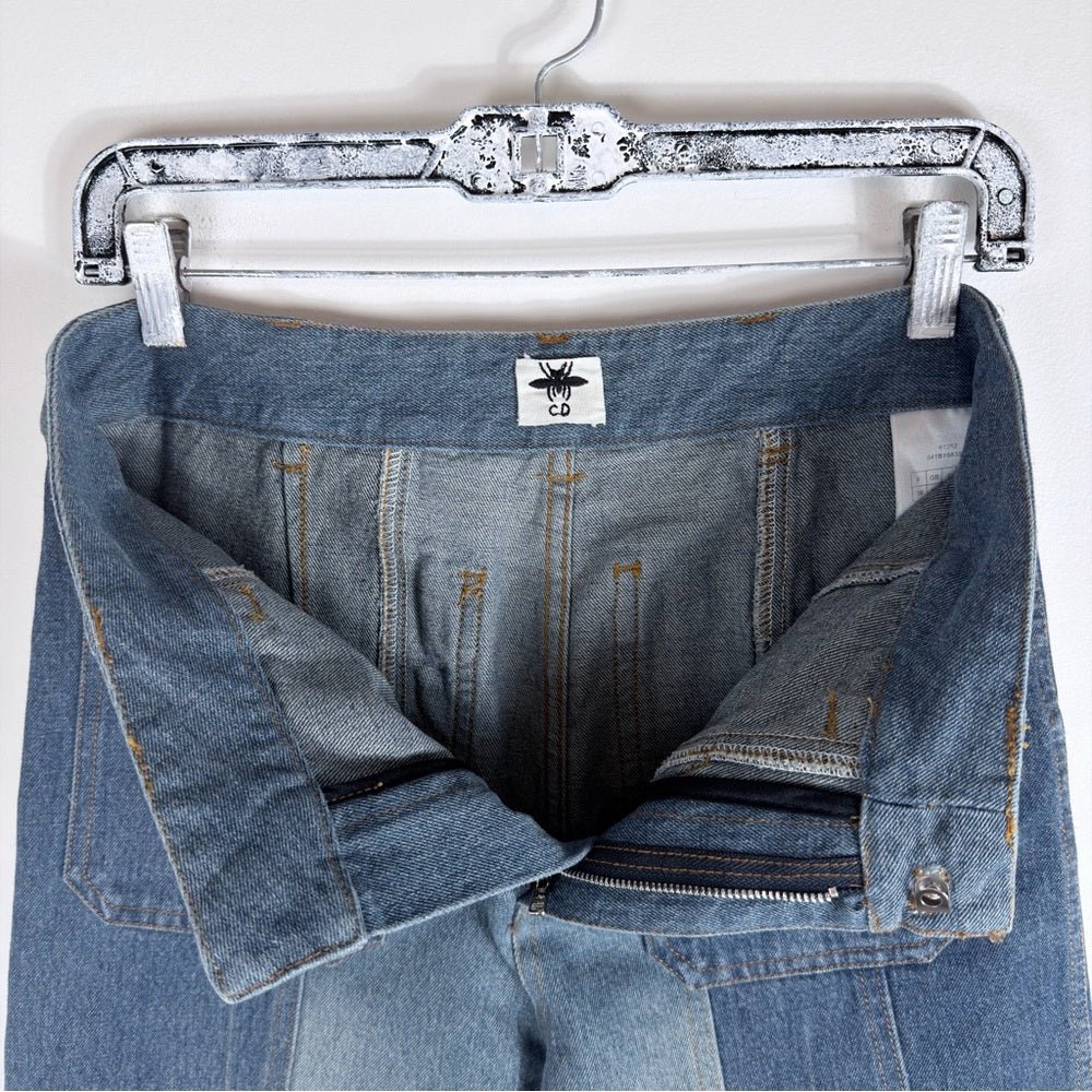 Archival Christian Dior Jeans Patchwork 2021 size 6 by Miuccia Prada - TheRWDenimChristian Dior Archival Patchwork 2021 by Miuccia Prada Wide-Leg – TheRWDenim