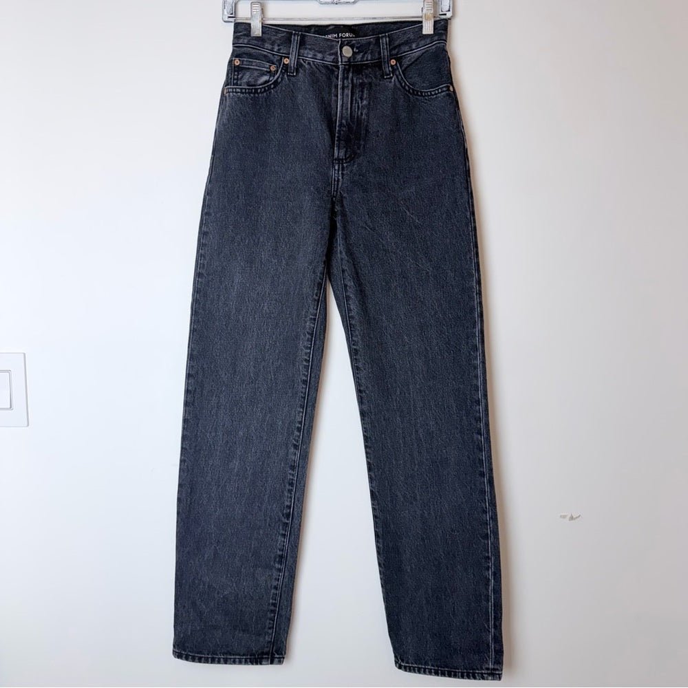 Aritizia Jeans Denim Forum the marlo high rise size 23 in black - TheRWDenimDenim Forum Aritzia the Marlo High Rise in Black Wide-Leg – TheRWDenim