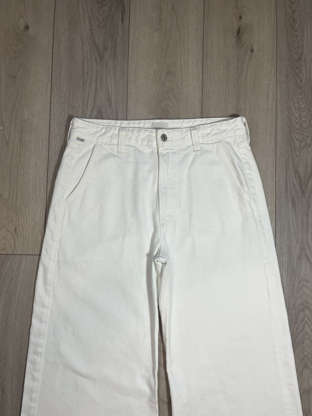 Citizens of Humanity x ARGENT Beverly Trouser Jean White – Size 29 – New