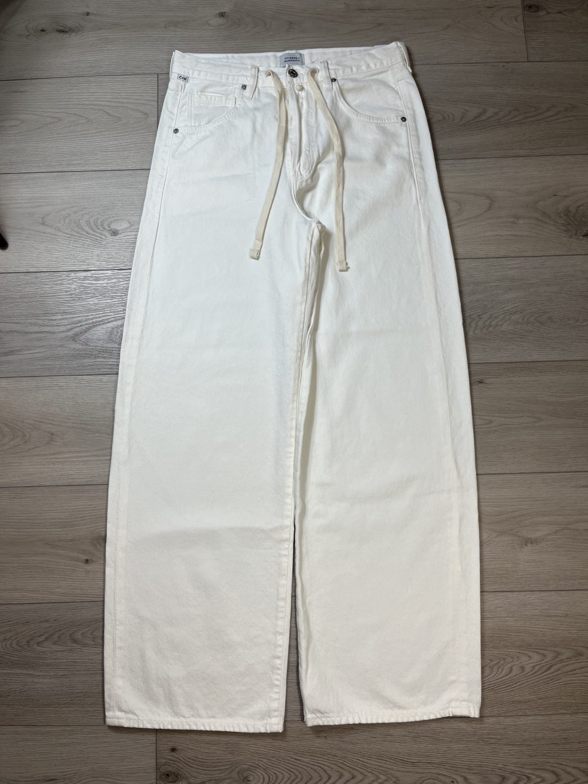 Citizens of Humanity Brynn cream size 27 front