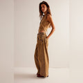 Chocolate Brown high rise wide leg 5 size 27 gogo - BNWT - TheRWDenimChocolate Brown High Rise Wide Leg 5 Gogo – TheRWDenim