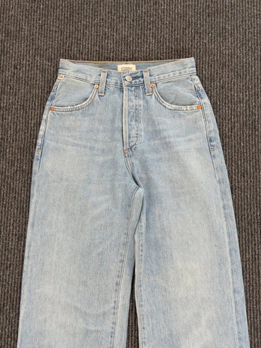 Citizens of Humanity "Annina" 22 - TheRWDenimCitizens of Humanity Annina Wide-Leg Blue Wash – TheRWDenim