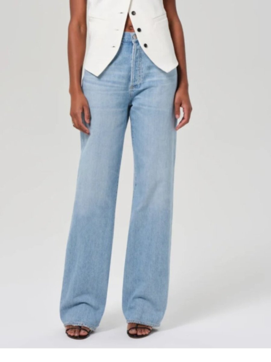 Citizens of Humanity "Annina" 22 - TheRWDenimCitizens of Humanity Annina Wide-Leg Blue Wash – TheRWDenim
