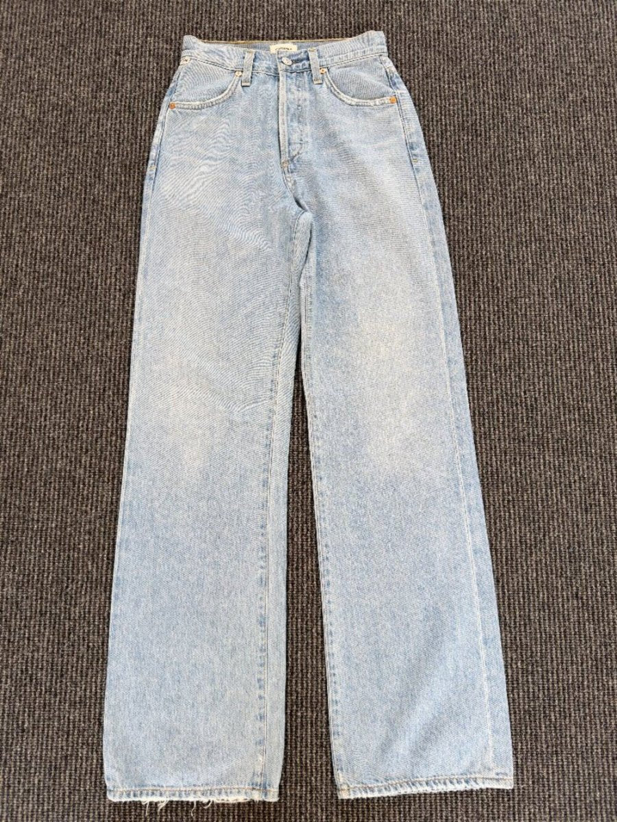 Citizens of Humanity "Annina" 22 - TheRWDenimCitizens of Humanity Annina Wide-Leg Blue Wash – TheRWDenim