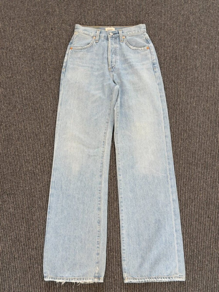 Citizens of Humanity "Annina" 22 - TheRWDenimCitizens of Humanity Annina Wide-Leg Blue Wash – TheRWDenim
